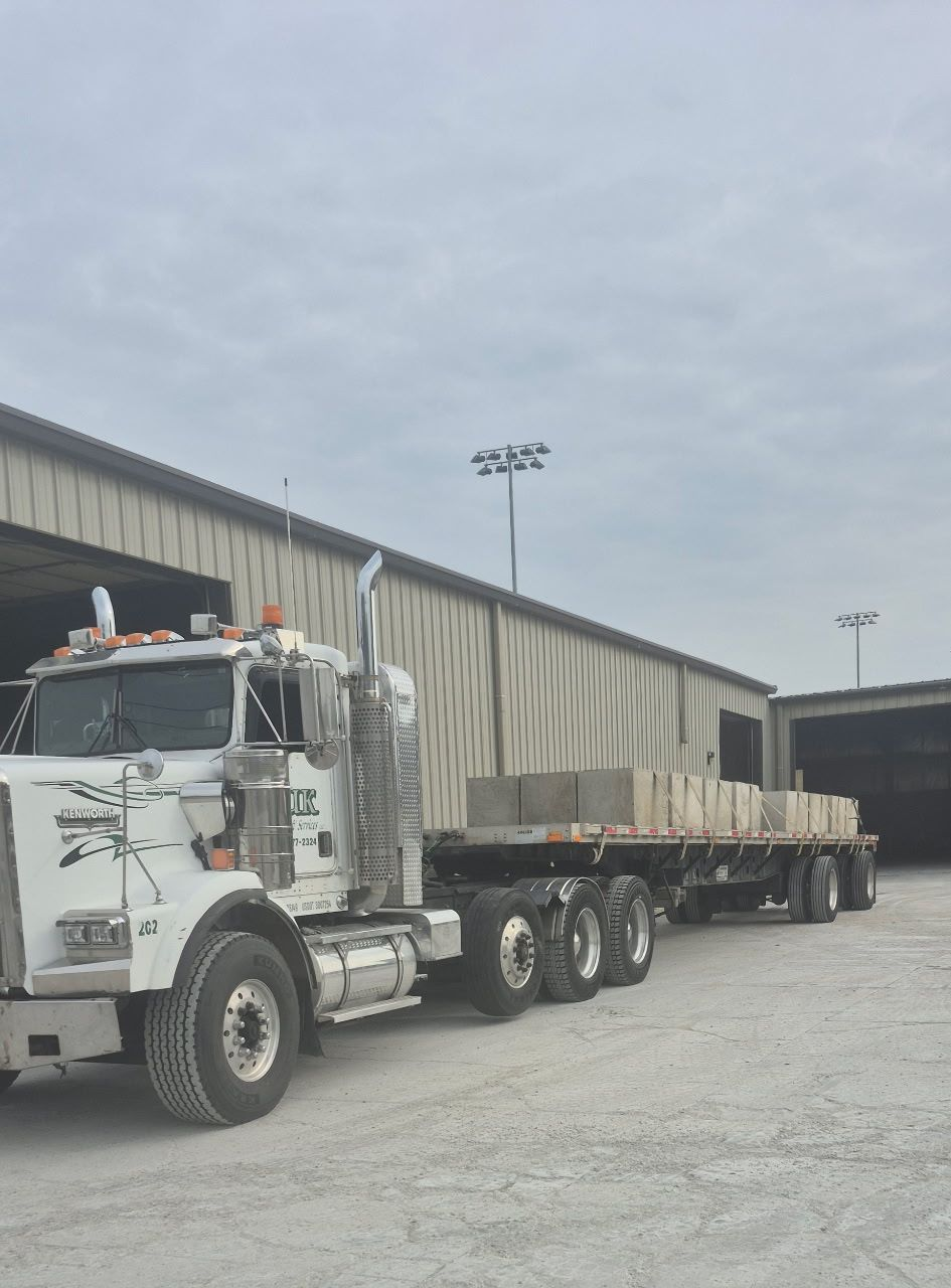 Heavy concrete blocks delivered in Big Bend, WI