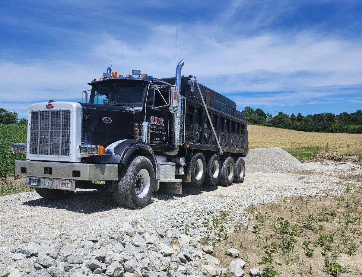 Kuk Trucking truck and trailer — trucking and hauling company in Wisconsin