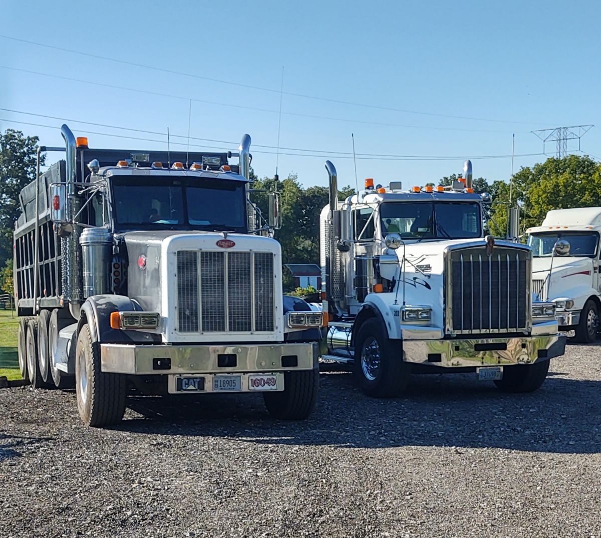 Kuk Trucking quad-axle dump truck and tractor
