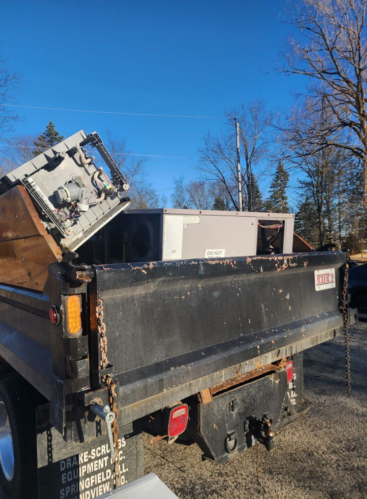 Kuk Trucking truck fully loaded with scrap metal